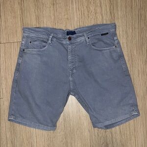 Zara Man Size 36 Men's Blue Denim Shorts